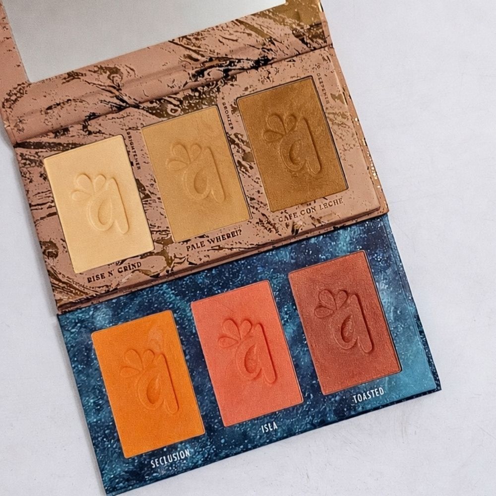 Alamar Cosmetics face palette bundle ✨ Blush trio + Brighten & Bronze